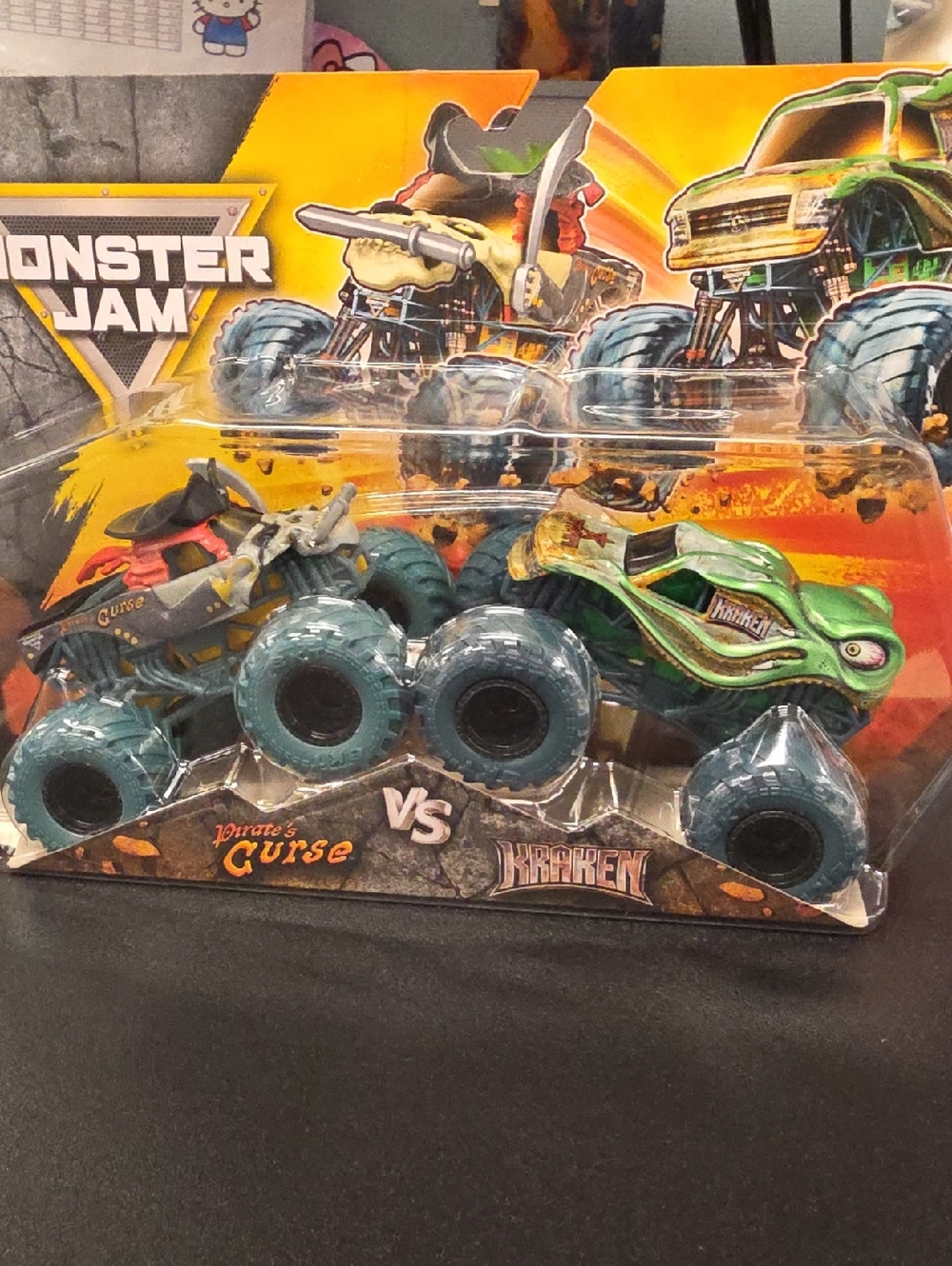 Series 45 💚🩵 Monster Jam 2-Pack Monster Trucks – Pirate's Curse & Kraken